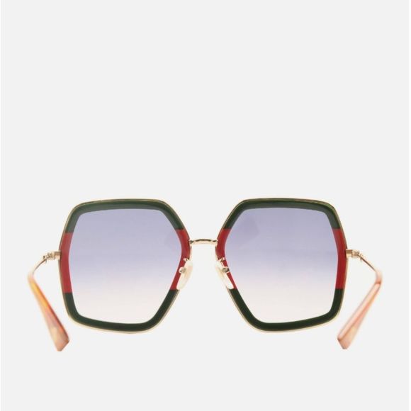 Gucci Wide Frame Sunglasses with box and dust bag MINT condition no scratches - Picture 5 of 11